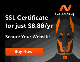 SSL Certificate for just $8.88 with Namecheap